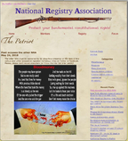 screenshot of association newsletter